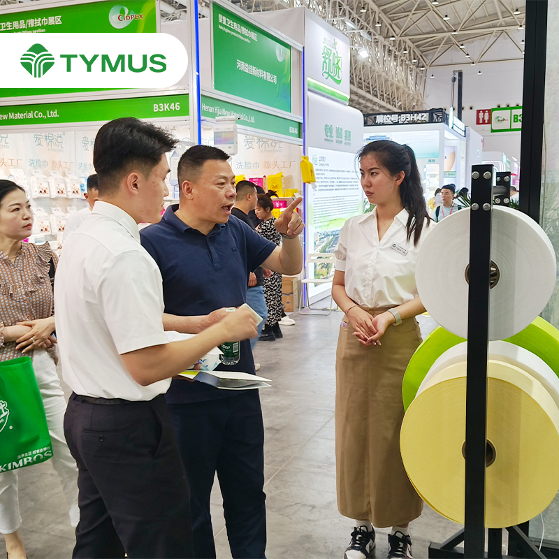 La matrice di fiera globale di Tymus brilla la tecnologia Mixbond® per rivoluzionare i non wovens